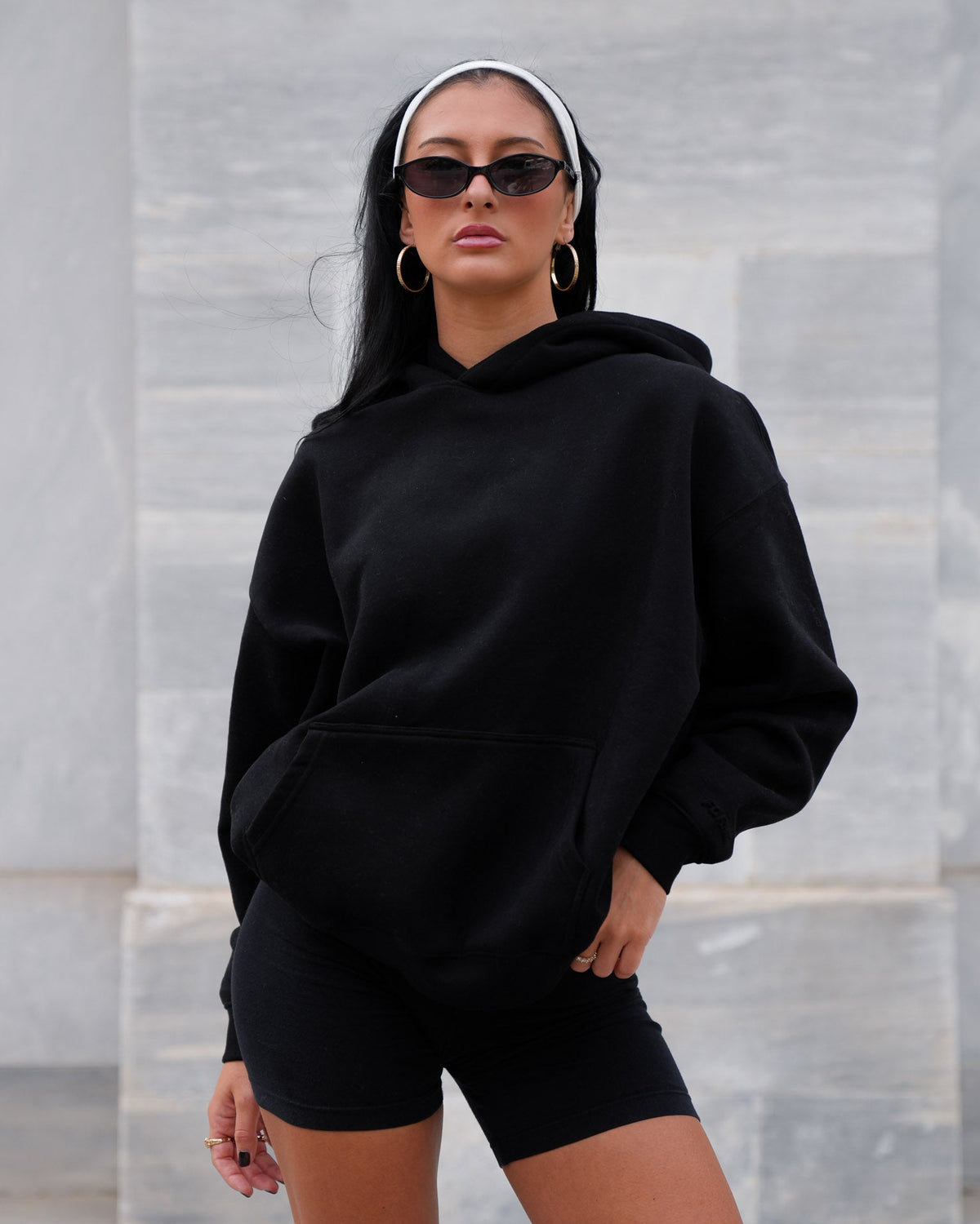 Midnight Oversized Classic Hoodie